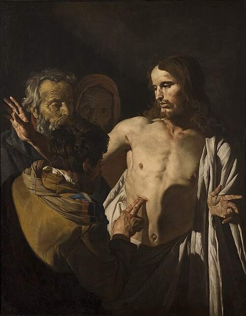 The Incredulity of Saint Thomas, 1641, Matthias Stom