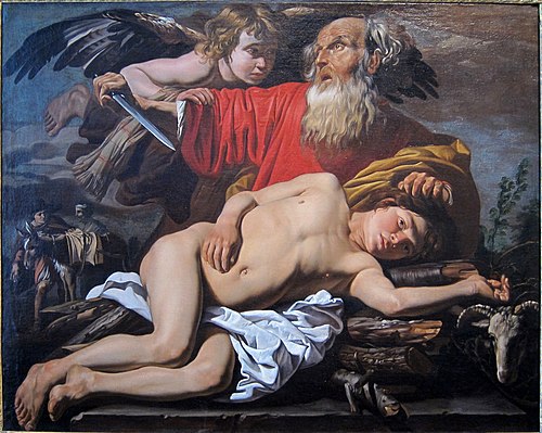 Sacrifice d'Isaac, 1650, Matthias Stom