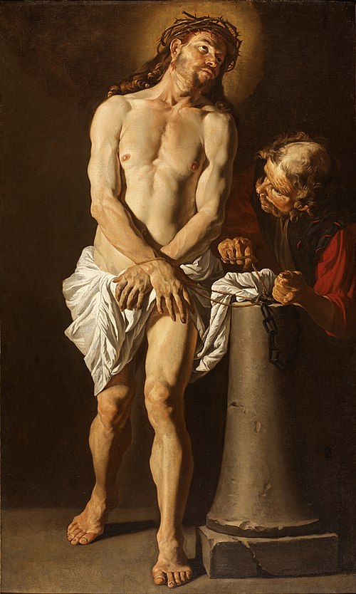 Christ at the Column, 1635, Matthias Stom