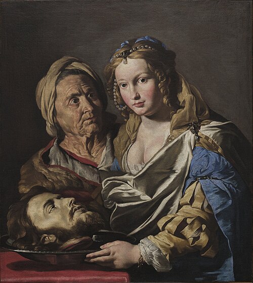 Salome with the Head of Saint John the Baptist, 1650, Matthias Stom