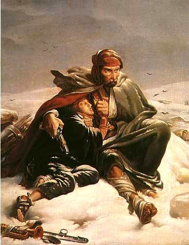 W odwrocie spod Moskwy, 1847, Piotr Le Brun