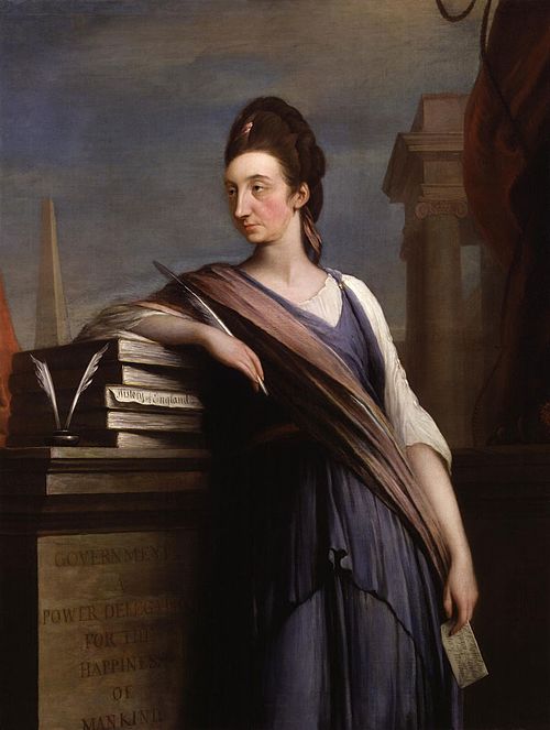 Catharine Macaulay (née Sawbridge), 1775, Robert Edge Pine
