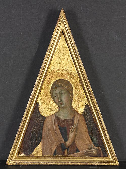 Pinnacle with Angel, 1340, Niccolò di Segna