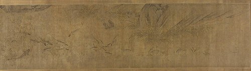 Fish Swimming among Reeds, , Qian Xuan