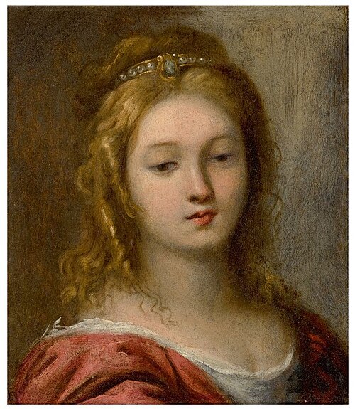 Head of a Woman Looking Down, , Carlo Francesco Nuvolone