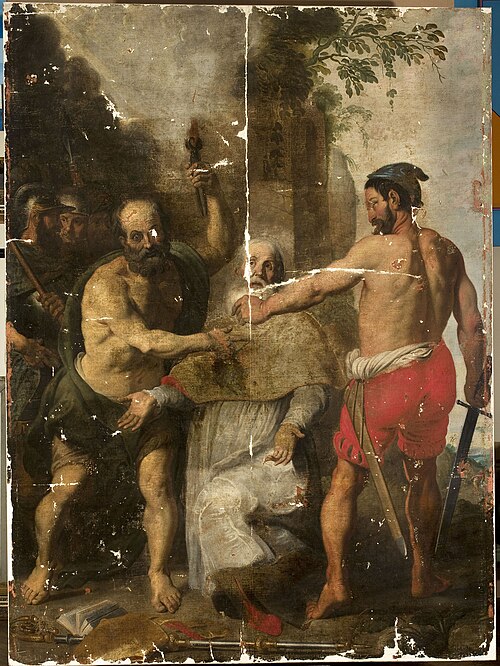 Martyrdom of St. Livinus (without the frame), , Gerard Seghers