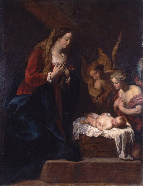 The Nativity or the Adoration of the Angels, 1630, Gerard Seghers