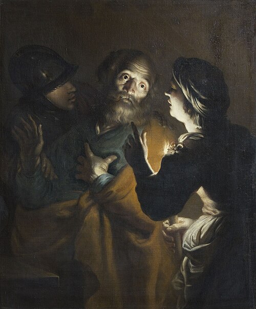 The Denial of Saint Peter, 1650, Gerard Seghers
