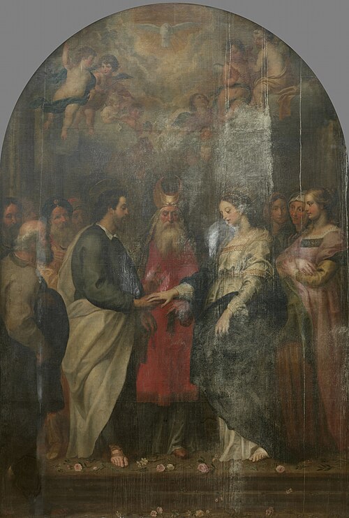 Marriage of Mary, 1640, Gerard Seghers