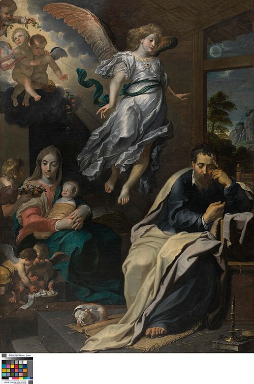 The dream of Saint Joseph, 1629, Gerard Seghers