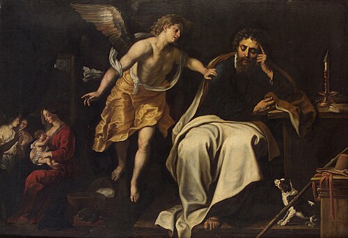 Dream of Saint Joseph, 1627, Gerard Seghers