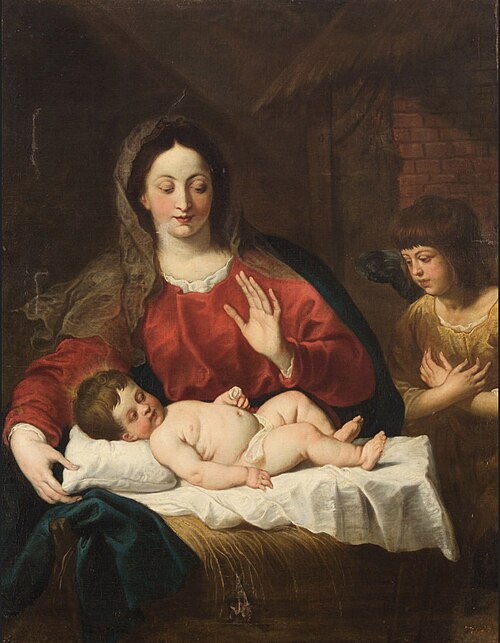 Maria mit Kind und Engel, 1630, Gerard Seghers