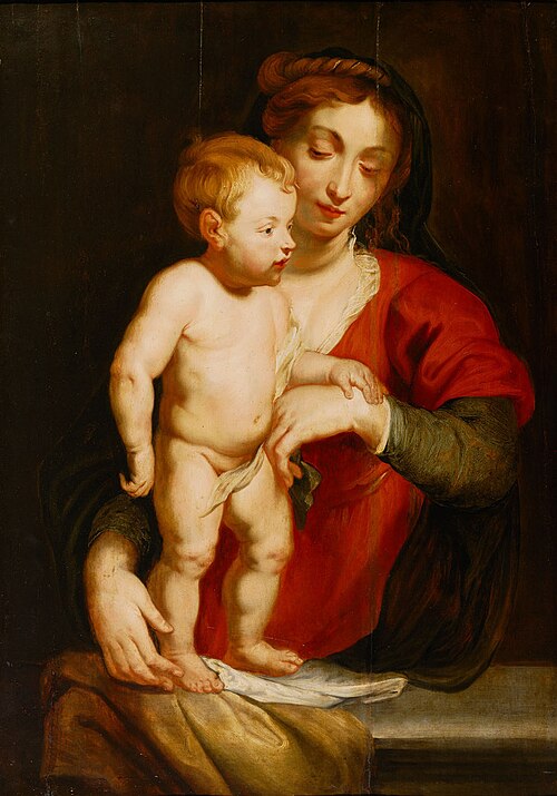 Madonna and Child, 1650, Gerard Seghers