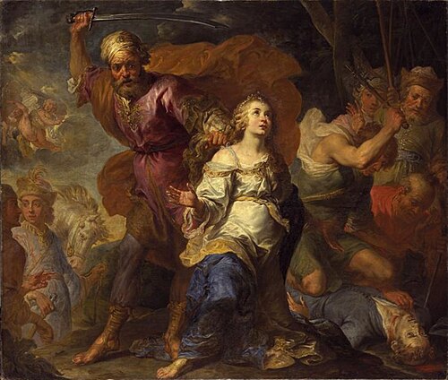 Martyrdom of St. Dymphna and St. Gerebernus., 1650, Gerard Seghers