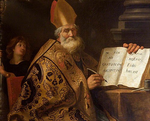 The Four Doctors of the Western Church: Saint Ambrose, 1625, Gerard Seghers