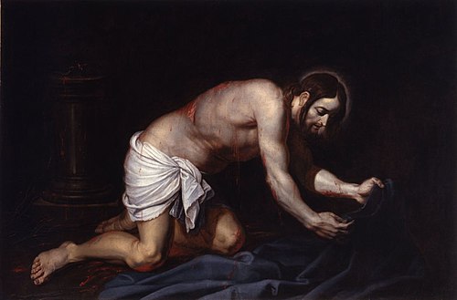 Christ after the flagellation, 1620, Gerard Seghers