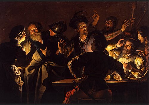 The Denial of St. Peter, 1623, Gerard Seghers