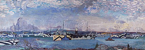 Convoy in Bedford Basin, 1919, Arthur Lismer