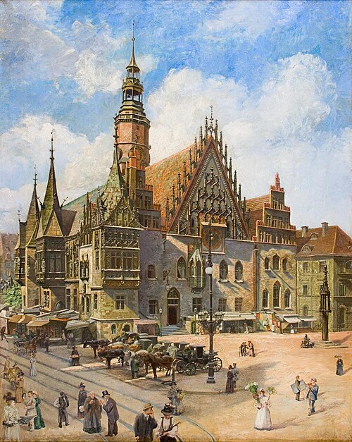 Ratusz Wrocławski, 1900, Grete Waldau