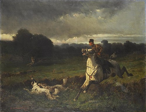 Wolf Hunting, 1863, Nicolas Swertschkoff