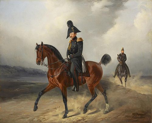 Portrait of Grand Duke Mikhail Pavlovich, 1850, Nicolas Swertschkoff