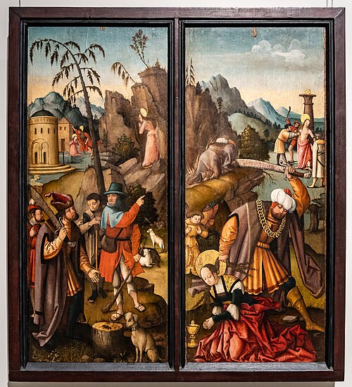 Martyrium der Barbara von Nikomedien (Inv.Nr. 2.89), 1520, Konrad Weiß