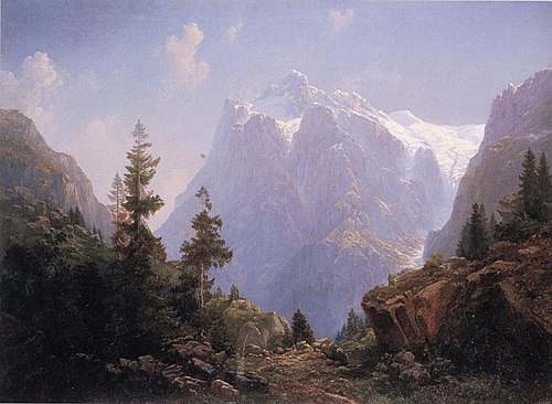 Alpine Landscape, 1850, Stanislaus von Kalckreuth