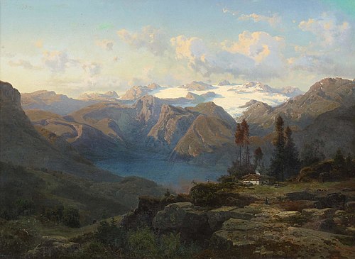 Im Hochgebirge am Dachstein, 1852, Stanislaus von Kalckreuth