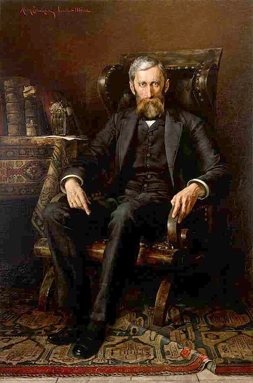 Portrait of Adam Asnyk, 1886, Alexis von Strazynski