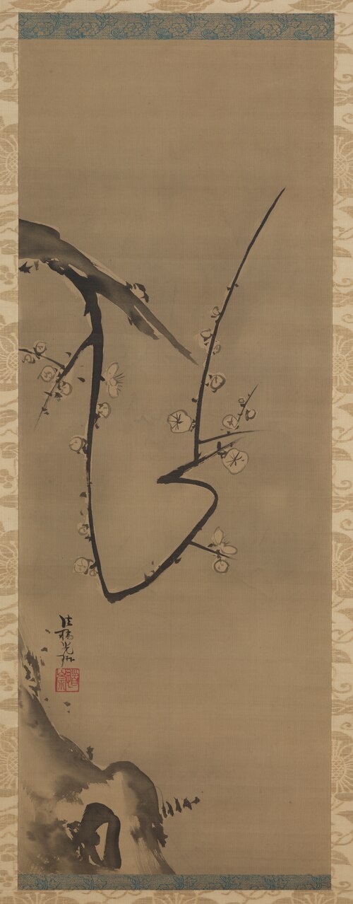 Plum Tree, 1700, Ogata Kōrin