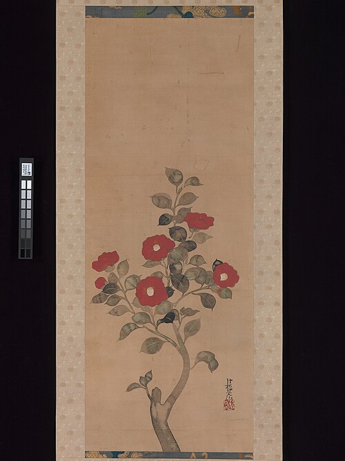 Camellias, 1687, Ogata Kōrin