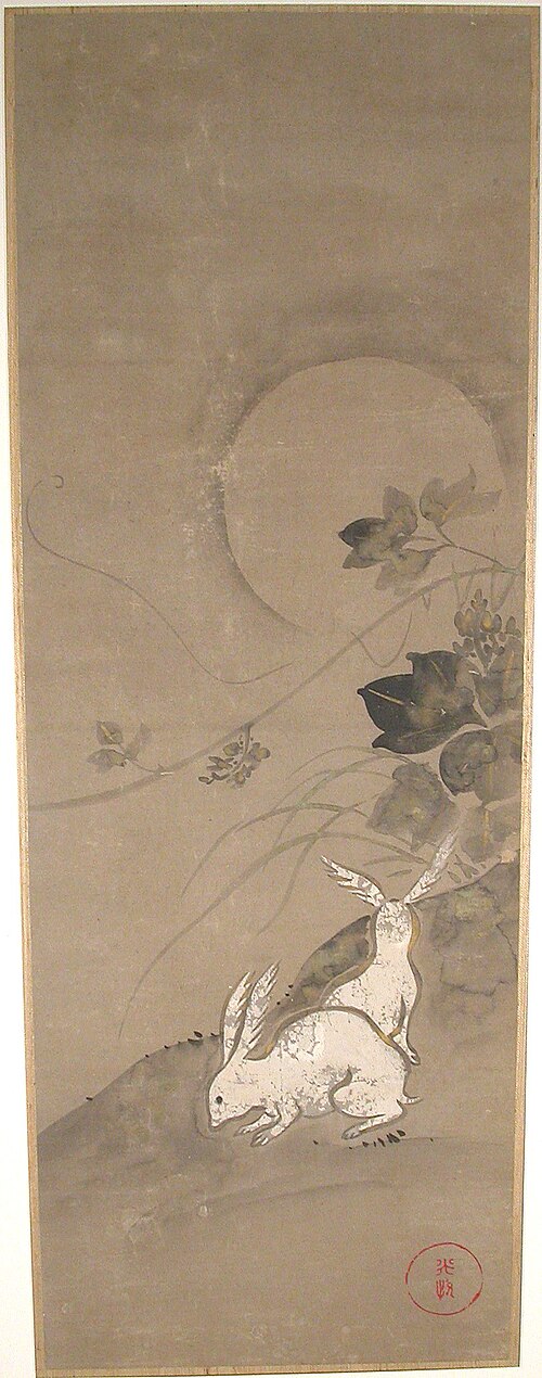 Rabbits, 1849, Ogata Kōrin
