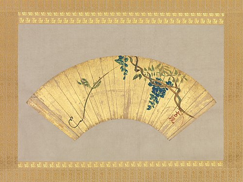Wisteria, 1687, Ogata Kōrin