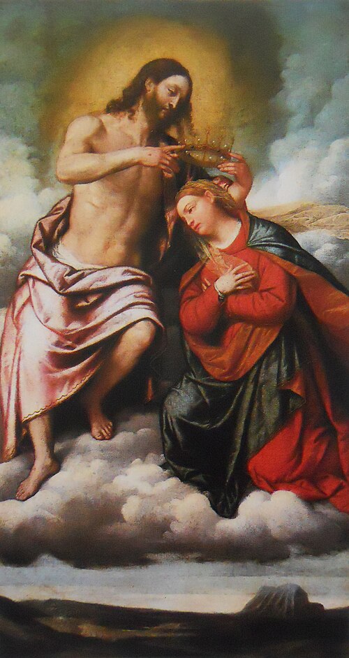 Coronation of the Virgin, 1523, Alessandro Bonvicino