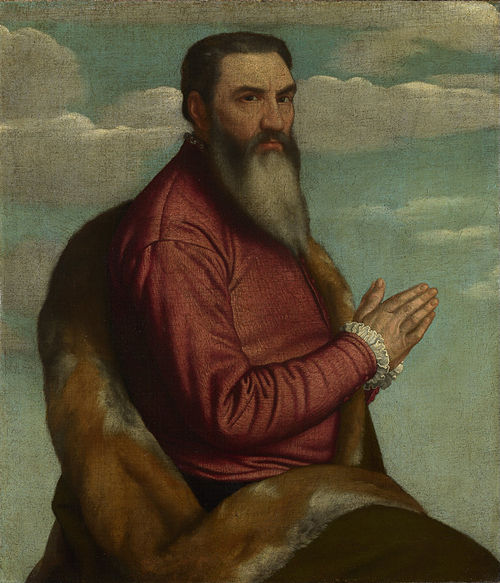 Man with a Long Beard, 1545, Alessandro Bonvicino