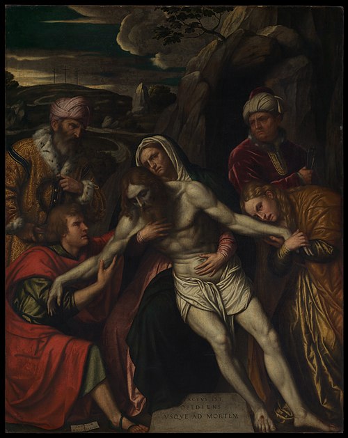 The Entombment, 1554, Alessandro Bonvicino