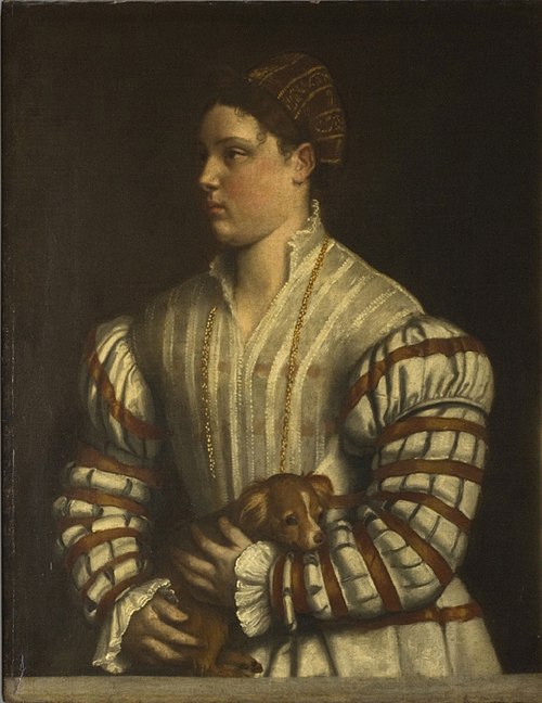 Portrait of Eleonora Averoldi, 1530, Alessandro Bonvicino