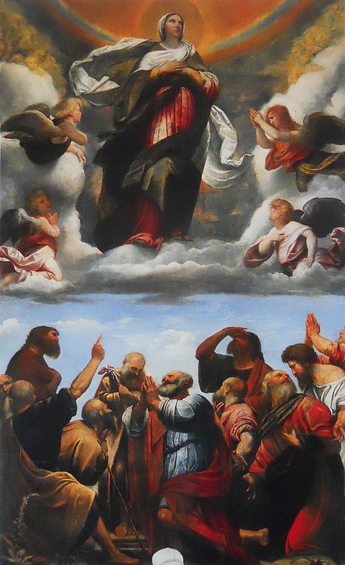 Assumption of the Virgin, 1524, Alessandro Bonvicino