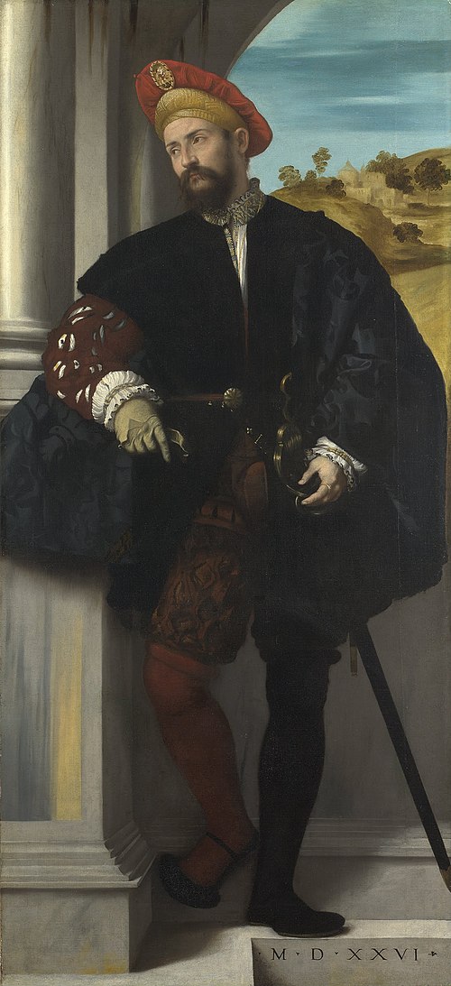 Portrait d'un gentilhomme, 1526, Alessandro Bonvicino
