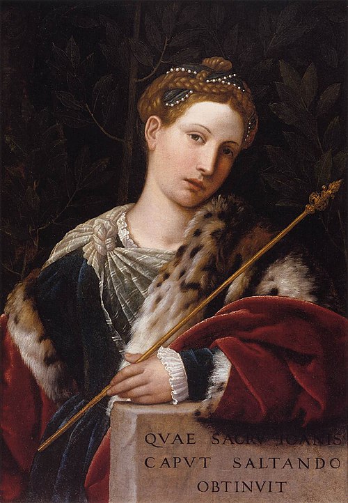 Salomé, 1540, Alessandro Bonvicino