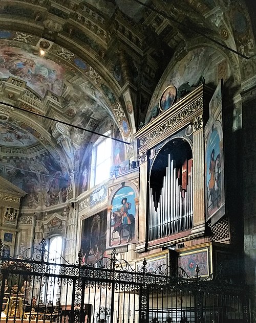 Ante dell'organo del Duomo vecchio, , Alessandro Bonvicino