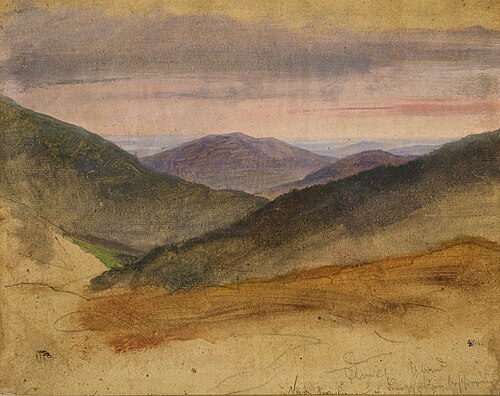 Evening in the Mountains after Sunset, 1846, Josef Mánes