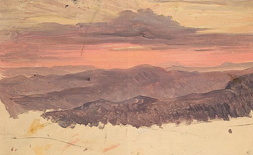 Sunset in the Mountains, 1840, Josef Mánes