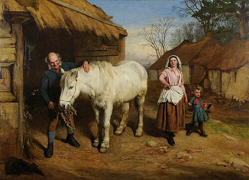 Old Mare Maggie, 1870, John Faed