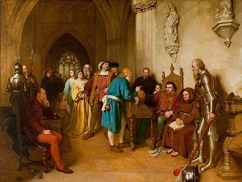 The Warning before Flodden, 1874, John Faed
