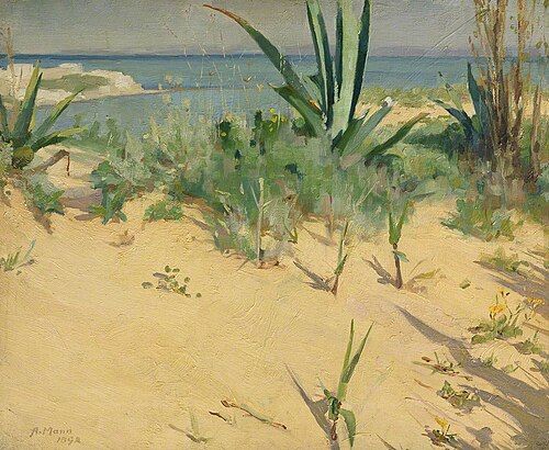 Sand Dunes, Tangier, 1892, Alexander Mann