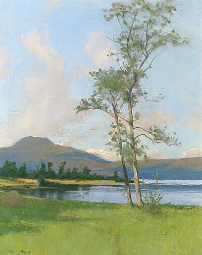 A sunlit Loch, , Alexander Mann