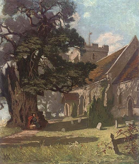 A quiet Spot in the Shade, , Alexander Mann