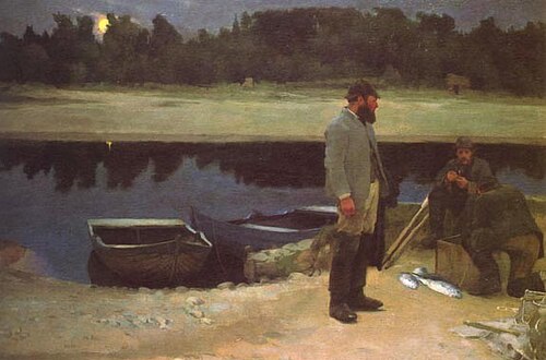 By the Findhorn, Morayshire, 1886, Alexander Mann