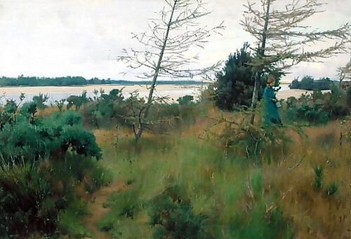 By the Findhorn, Aberdeenshire, 1885, Alexander Mann